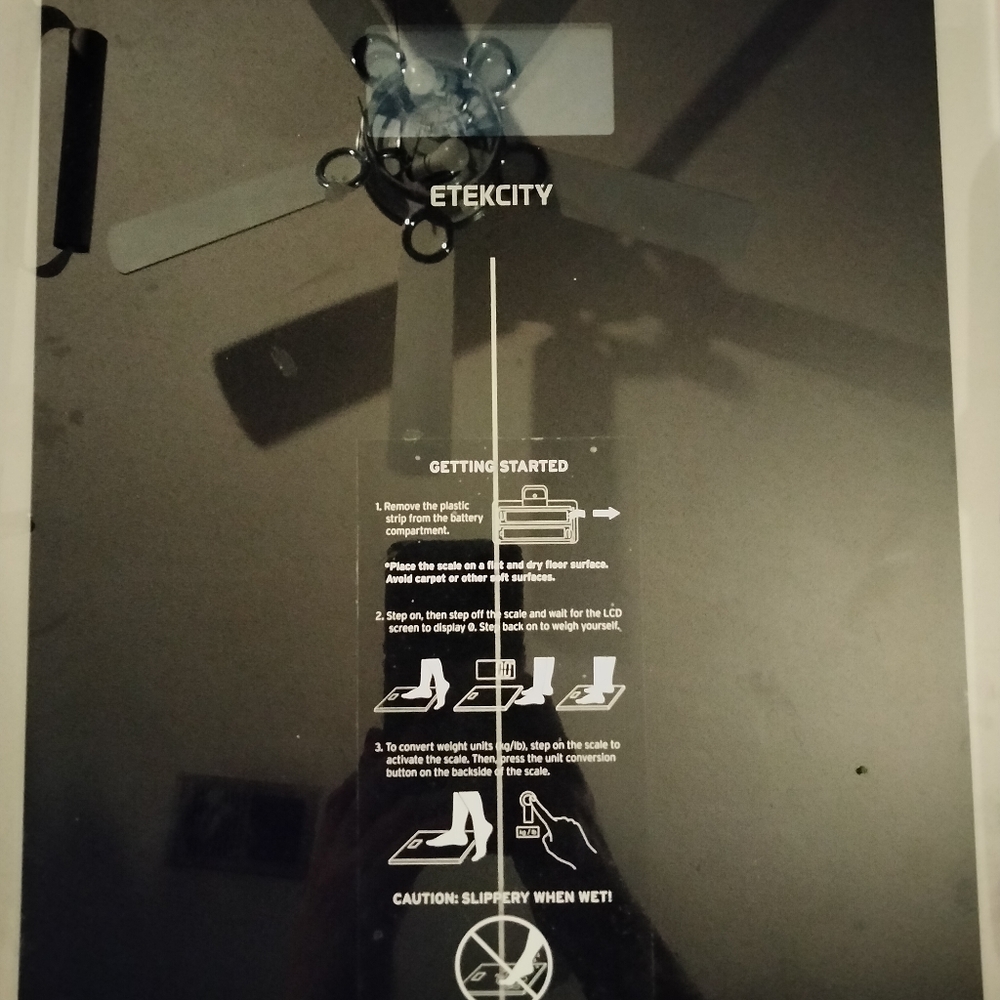 ETEKCITY BODY WEIGHT SCALE lb or kg